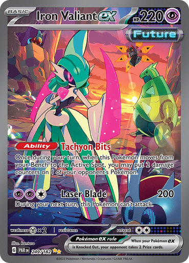 Iron Valiant ex (249/182) [Scarlet &amp; Violet: Paradox Rift] 
