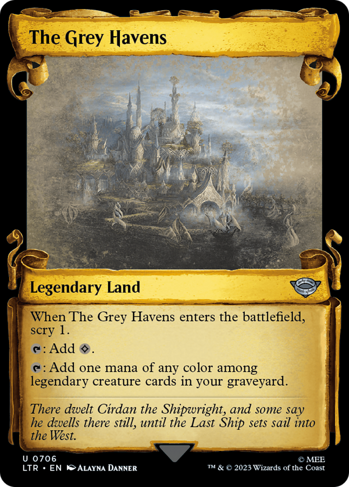 The Gray Havens [The Lord of the Rings: Tales of Middle-Earth Showcase Scrolls] 