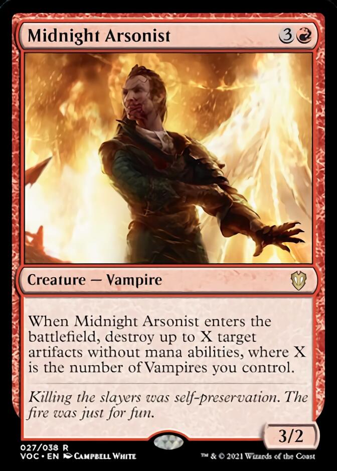 Midnight Arsonist [Innistrad: Crimson Vow Commander] 