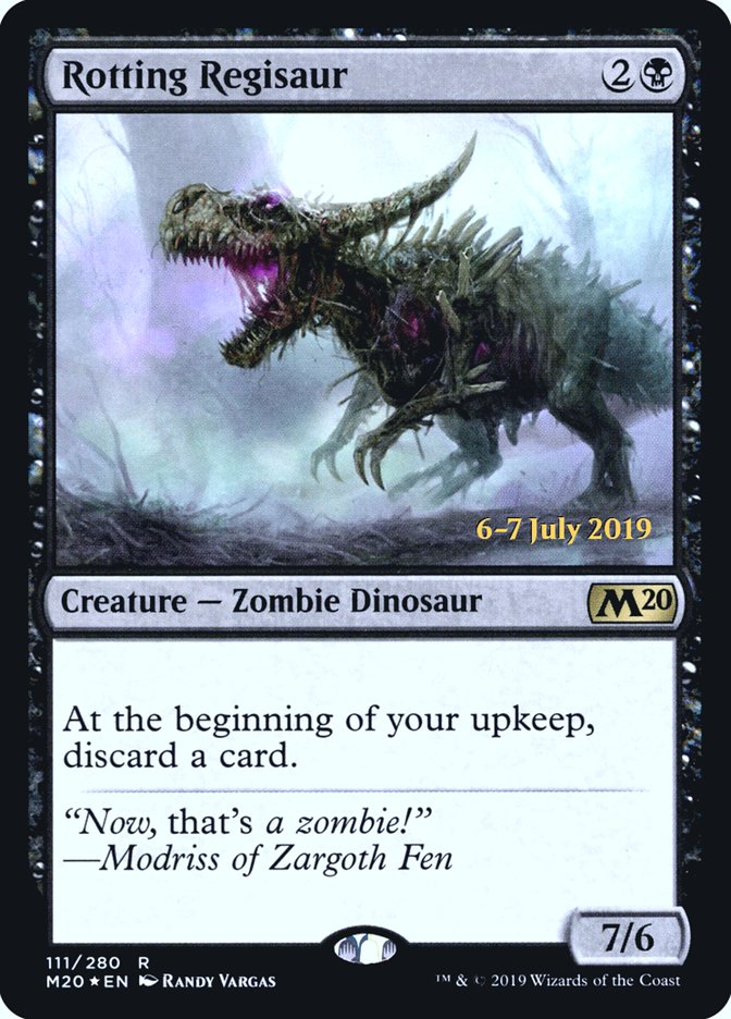 Rotting Regisaur [Core Set 2020 Prerelease Promos] 