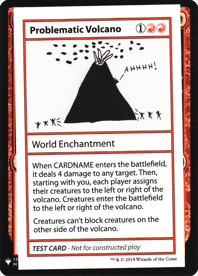 Problematic Volcano [Mystery Booster Playtest Cards] 