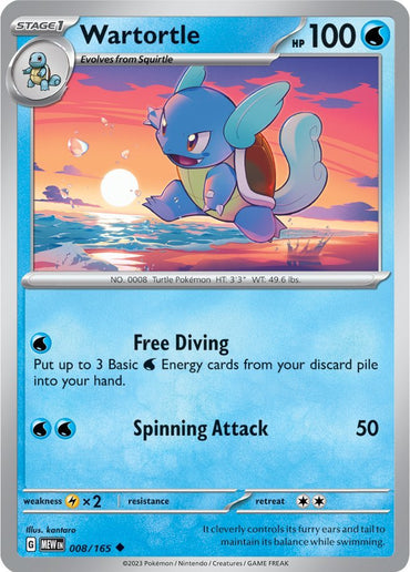 Wartortle (008/165) [Scarlet &amp; Violet: 151] 
