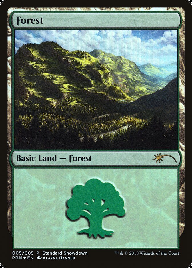 Forest (5) [Magic 2019 Standard Showdown] 
