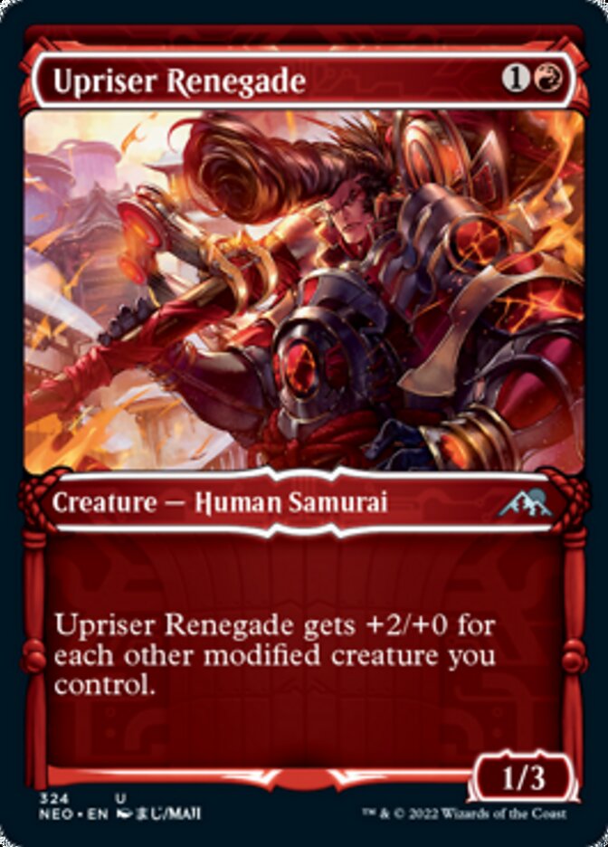 Upriser Renegade (Showcase Samurai) [Kamigawa: Neon Dynasty] 