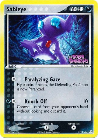 Sableye (31/110) (Stamped) [EX: Holon Phantoms] 