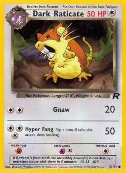 Dark Raticate (51/82) [Team Rocket Unlimited] 