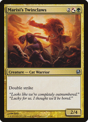 Marisi's Twinclaws [Duel Decks: Ajani vs. Nicol Bolas] 