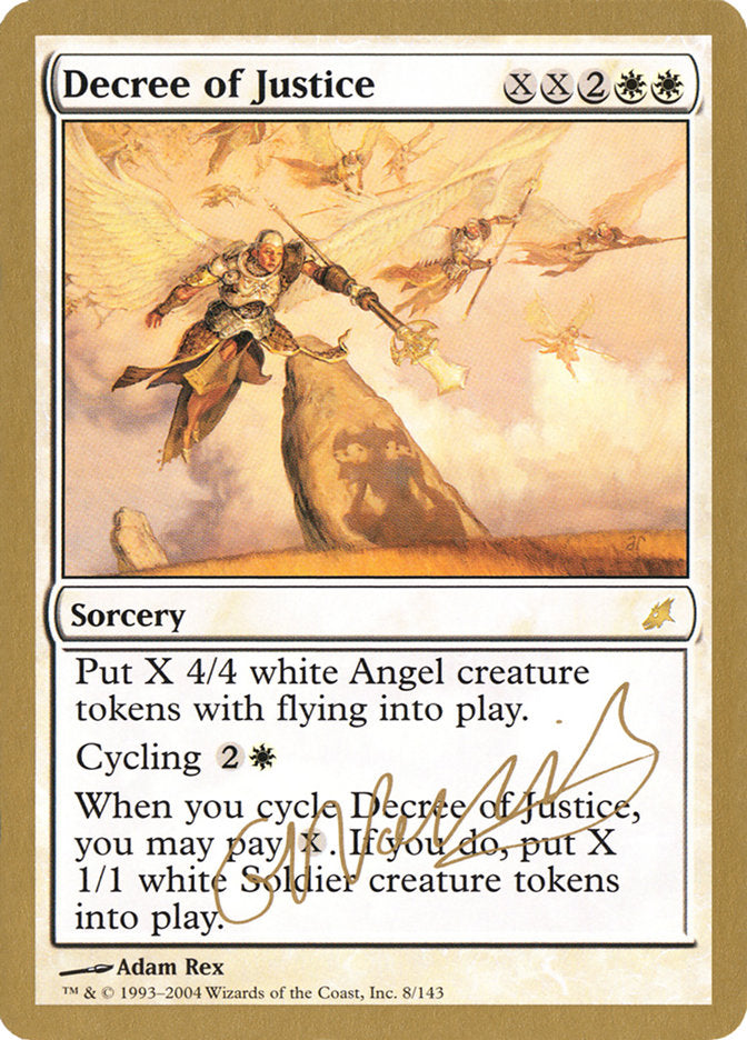 Decree of Justice (Gabriel Nassif) [World Championship Decks 2004] 