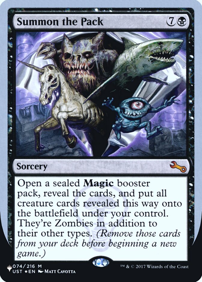 Summon the Pack (Unfinity Foil Edition) [The List] 
