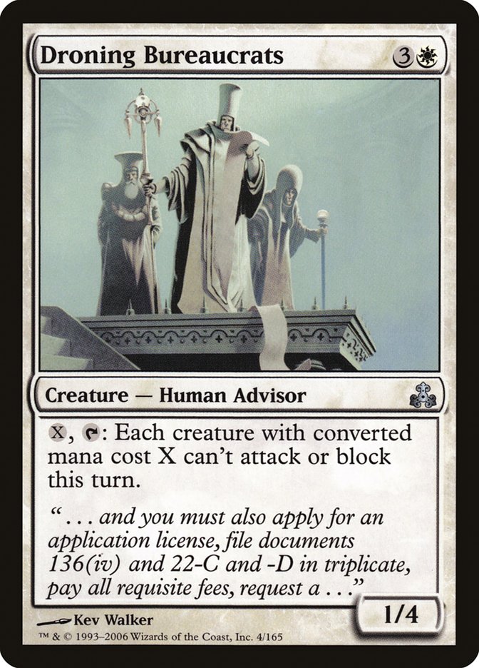 Droning Bureaucrats [Guildpact] 