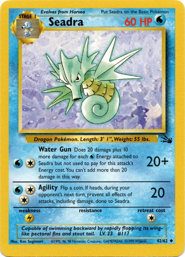 Seadra (42/62) [Fossil Unlimited] 
