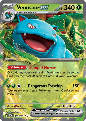 Venusaur ex (003/165) [Scarlet &amp; Violet: 151] 