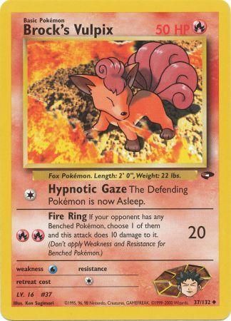 Brock's Vulpix (37/132) [Gym Challenge Unlimited] 