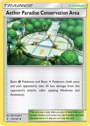 Aether Paradise Conservation Area (116/145) [Sun &amp; Moon: Guardians Rising] 