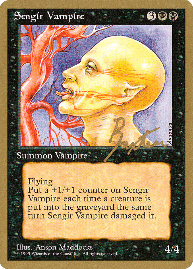 Sengir Vampire (George Baxter) [Pro Tour Collector Set] 