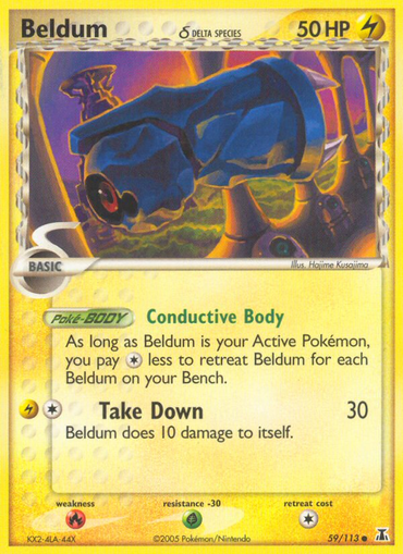 Beldum (59/113) (Delta Species) [EX: Delta Species] 