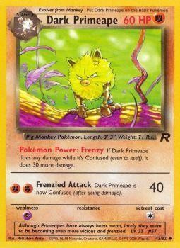 Dark Primeape (43/82) [Team Rocket Unlimited] 