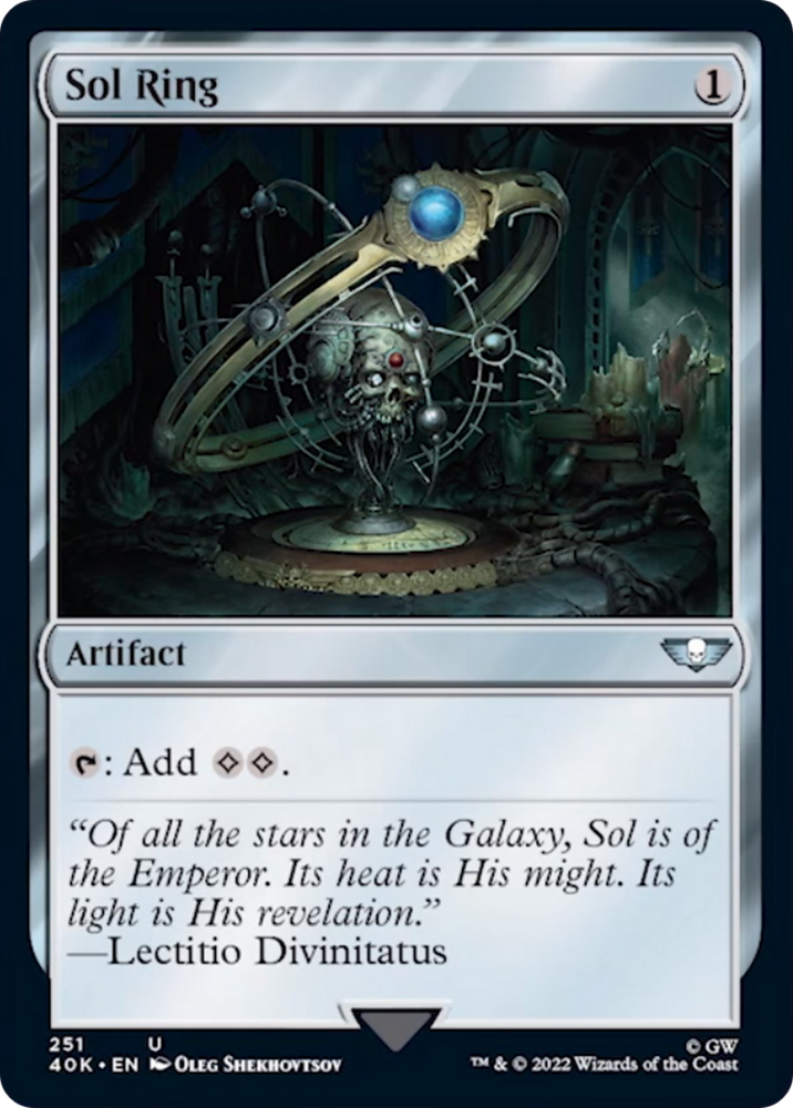 Sol Ring (251) (Surge Foil) [Warhammer 40,000] 