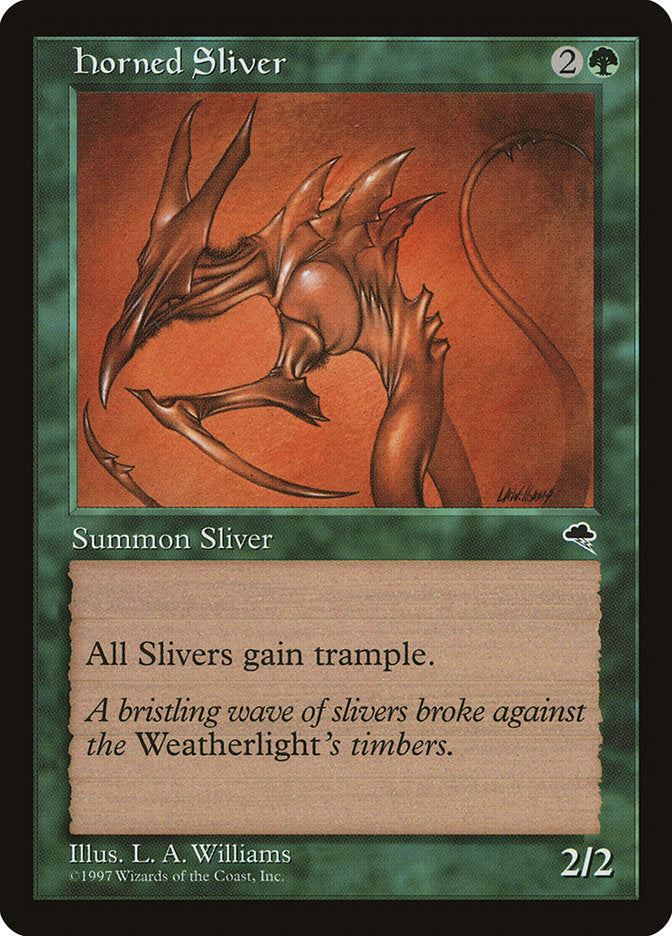 Horned Sliver [Tempest] 