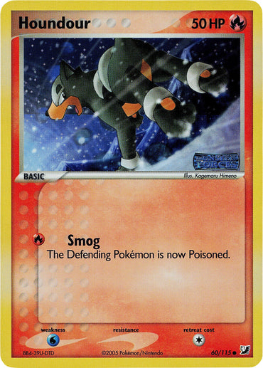 Houndour (60/115) (Stamped) [EX: Unseen Forces] 