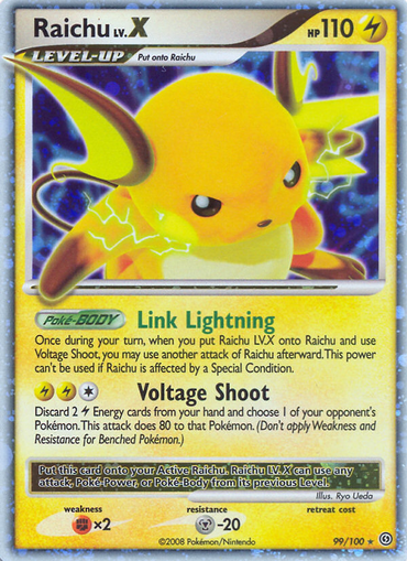 Raichu LV.X (99/100) [Diamond &amp; Pearl: Stormfront] 
