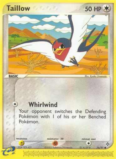 Taillow (76/97) [EX: Dragon] 