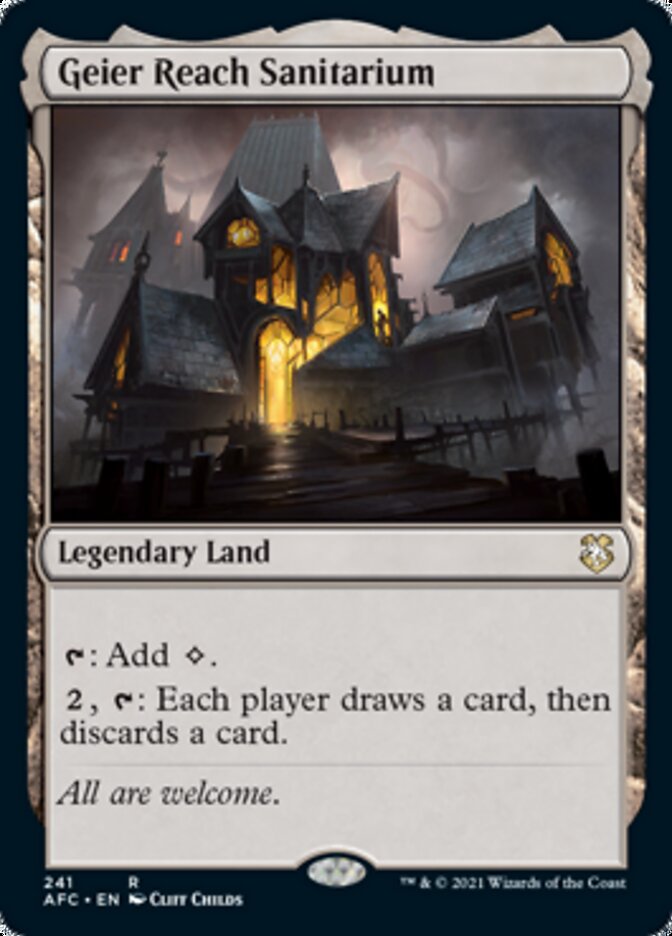 Geier Reach Sanitarium [Dungeons &amp; Dragons: Adventures in the Forgotten Realms Commander] 