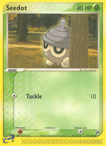 Seedot (77/100) [EX: Sandstorm] 