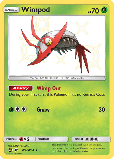 Wimpod (SV4/SV94) [Sun &amp; Moon: Hidden Fates - Shiny Vault] 