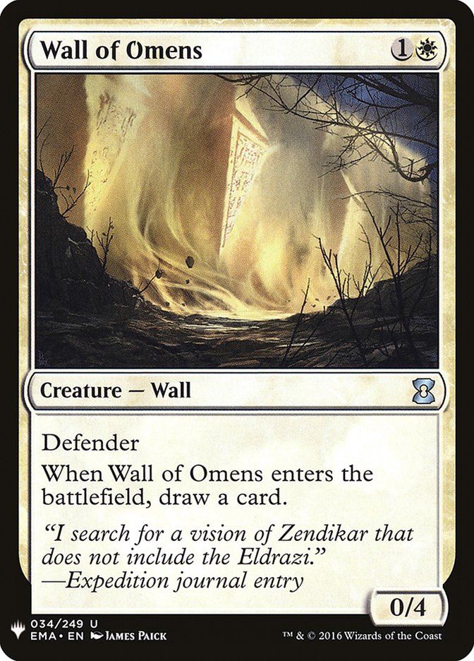 Wall of Omens [Mystery Booster] 