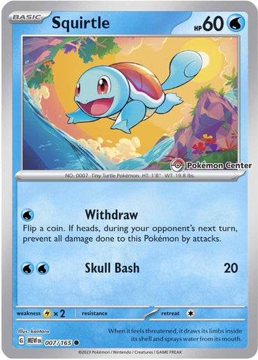 Squirtle (007/165) (Pokemon Center) [Scarlet &amp; Violet: 151] 