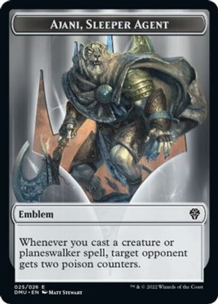 Ajani, Sleeper Agent Emblem [Dominaria United Tokens] 