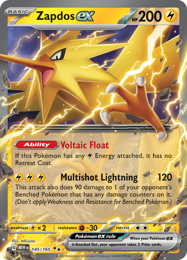 Zapdos ex (145/165) [Scarlet &amp; Violet: 151] 