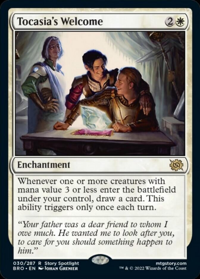 Tocasia's Welcome [The Brothers' War] 