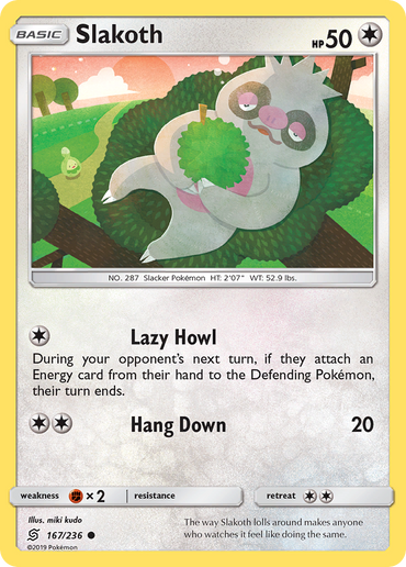 Slakoth (167/236) [Sun &amp; Moon: Unified Minds] 