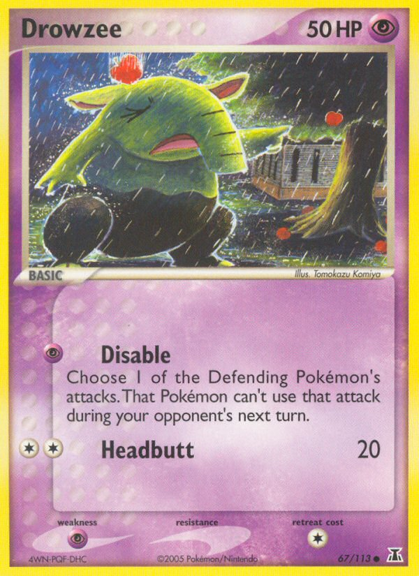 Drowzee (67/113) [EX: Delta Species] 