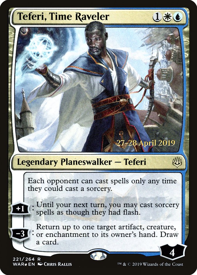Teferi, Time Raveler [War of the Spark Prerelease Promos] 