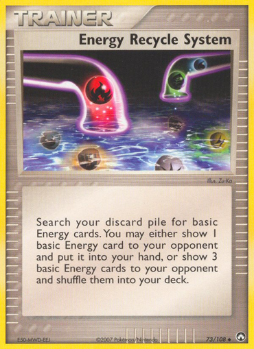 Energy Recycle System (73/108) [EX: Power Keepers] 