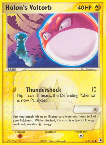 Holon's Voltorb (71/113) [EX: Delta Species] 