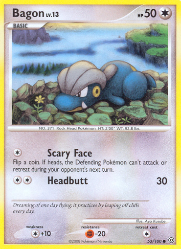 Bagon (53/100) [Diamond &amp; Pearl: Stormfront] 