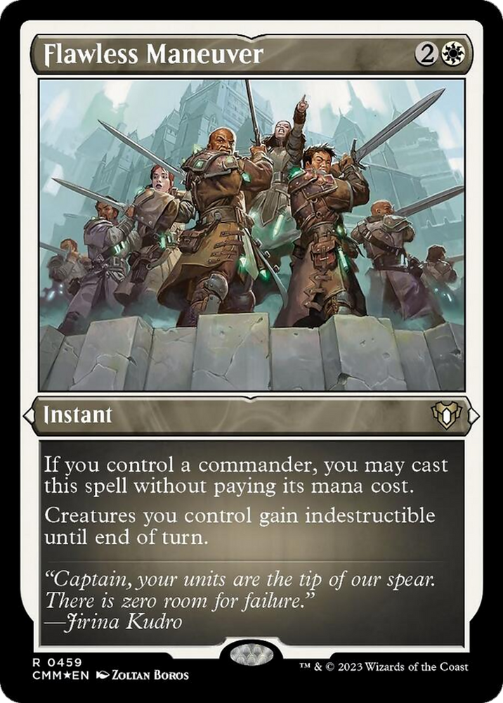 Flawless Maneuver (Foil Etched) [Commander Masters] 