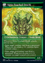 Teachings of the Kirin // Kirin-Touched Orochi (Showcase Soft Glow) [Kamigawa: Neon Dynasty] 