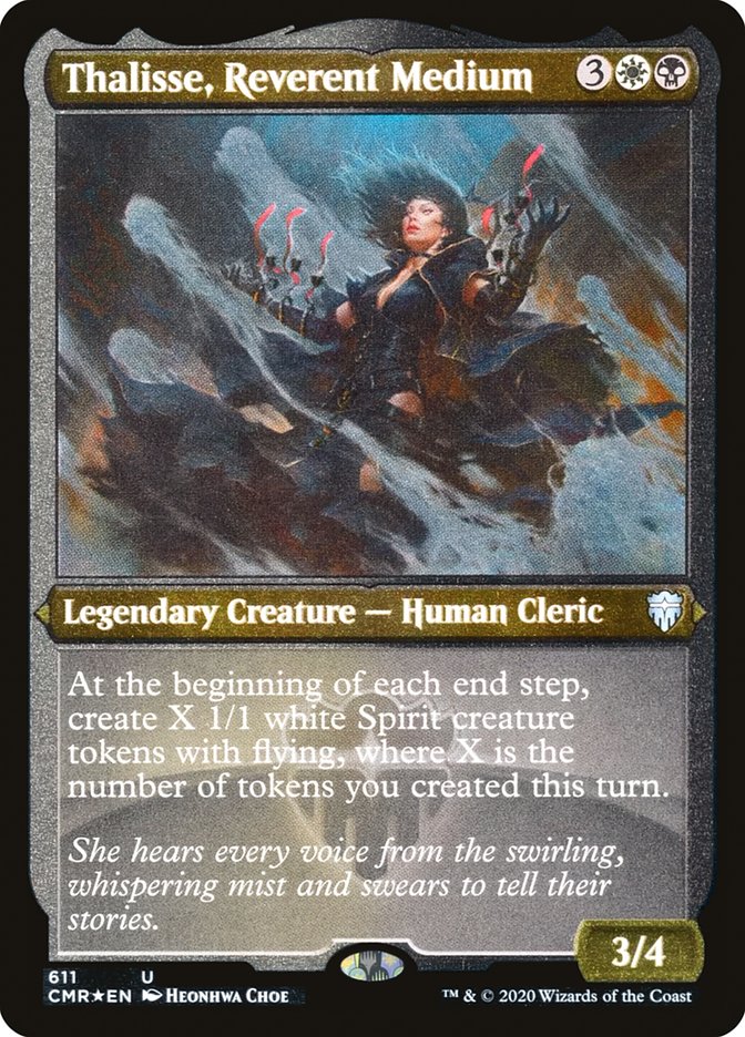 Thalisse, Reverent Medium (Etched) [Commander Legends] 