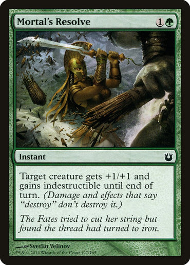 Mortal's Resolve [Born of the Gods] 