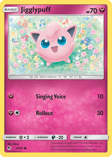 Jigglypuff (41/68) [Sun &amp; Moon: Hidden Fates] 