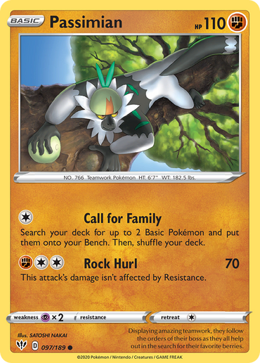 Passimian (097/189) [Sword &amp; Shield: Darkness Ablaze] 
