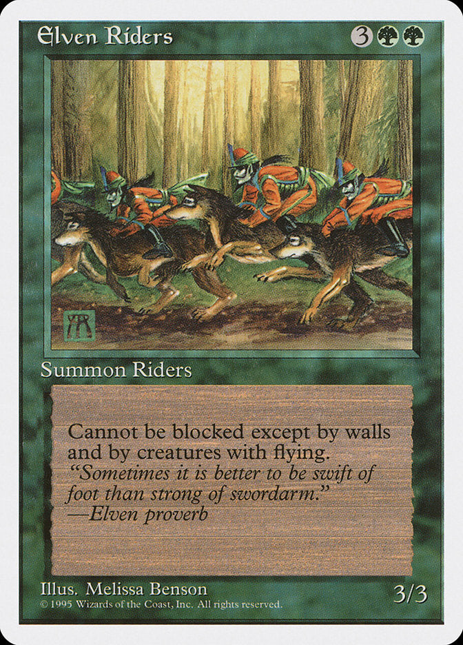 Elven Riders [Fourth Edition] 