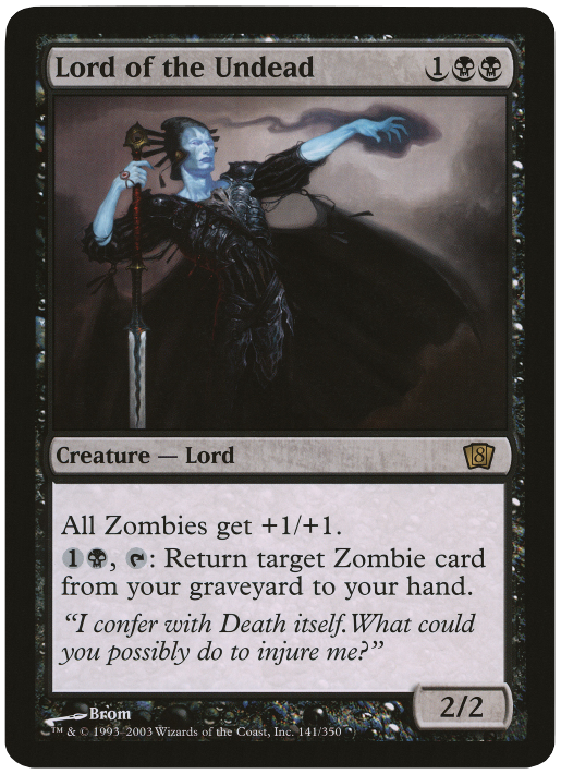 Lord of the Undead (Oversized) [Eighth Edition Box Topper] 