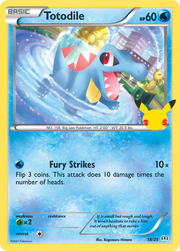 Totodile (18/25) [McDonald's 25th Anniversary] 