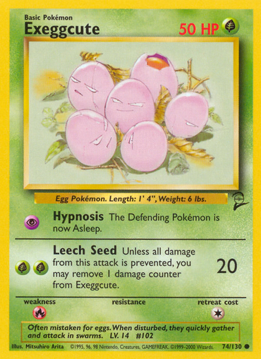 Exeggcute (74/130) [Base Set 2] 